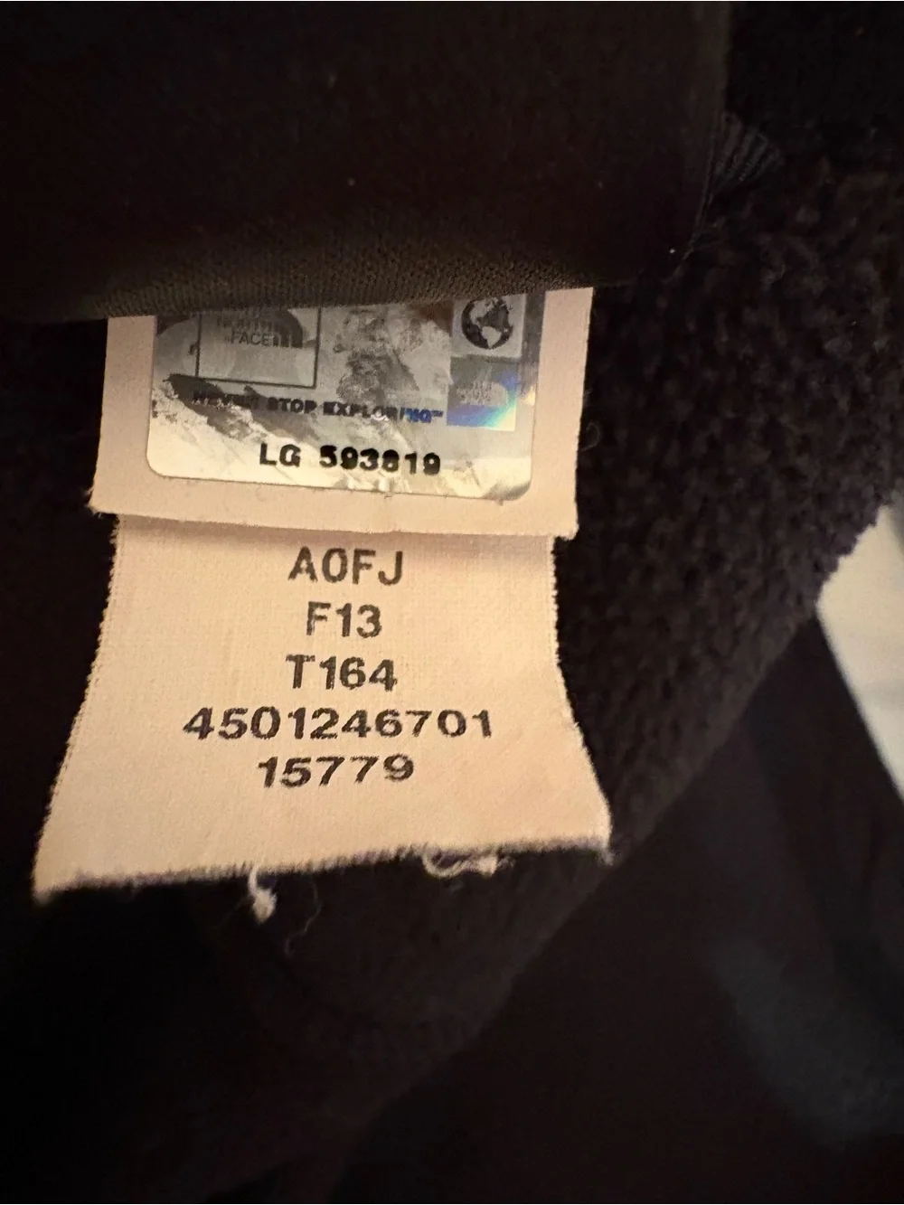 The North Face Men's Black Fleece Vest Lg